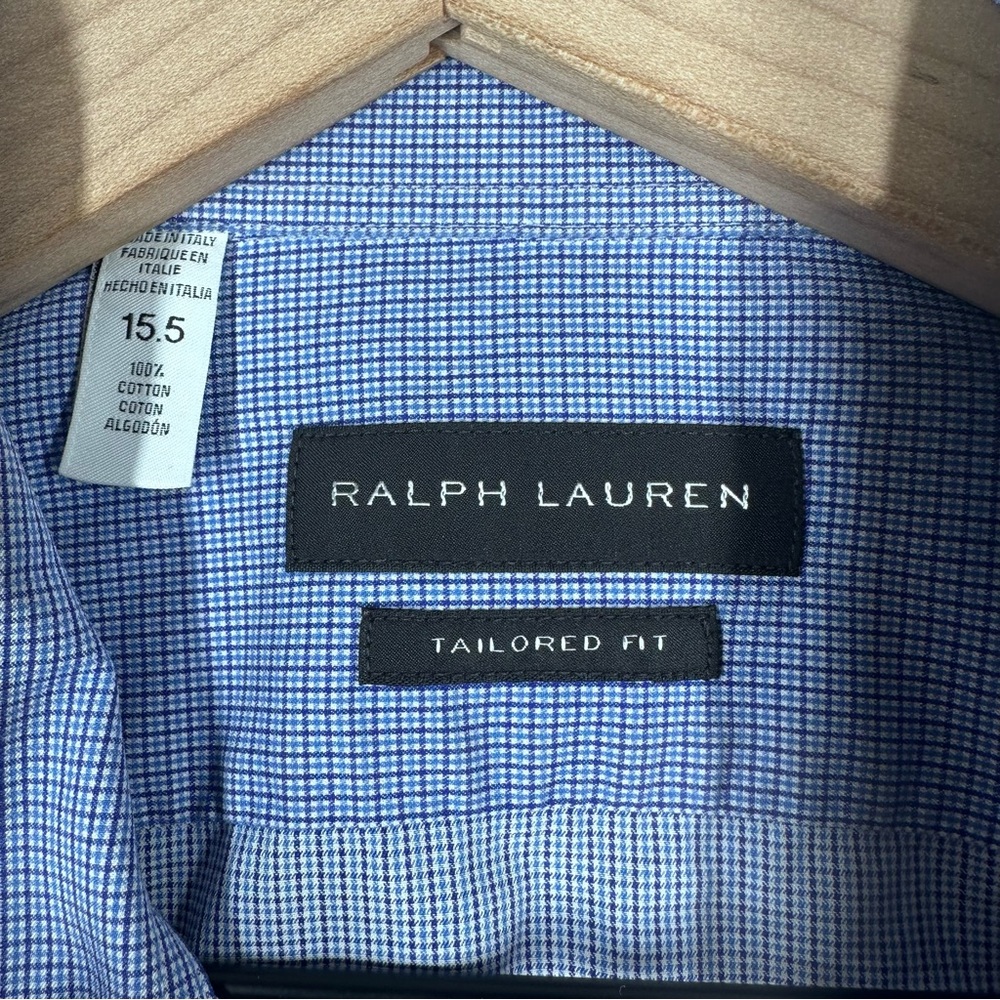 Ralph Lauren Black Label Long Sleeve Button Up Shirt Medium / 15.5 EUC - Picture 2 of 6